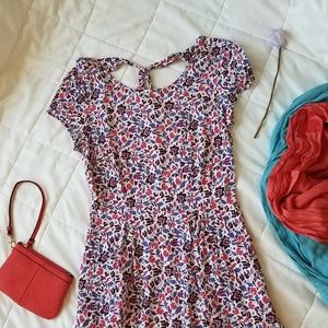 Breezy Gap tie-back floral dress [with pockets]